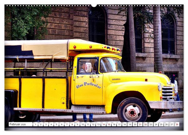 Produktbild: CHEVY POWER - Amerikanische Pickup Trucks in Kuba (Wandkalender 2026 DIN A2 quer), CALVENDO Monatskalender