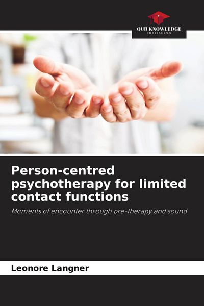 Produktbild: Person-centred psychotherapy for limited contact functions