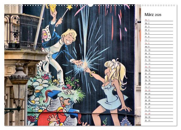 Produktbild: 300mm - Br&uuml;ssel (hochwertiger Premium Wandkalender 2026 DIN A2 quer), Kunstdruck in Hochglanz