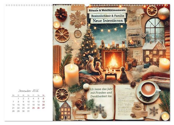 Produktbild: Soulful Days - Dein Selfcare-Kalender (hochwertiger Premium Wandkalender 2026 DIN A2 quer), Kunstdruck in Hochglanz