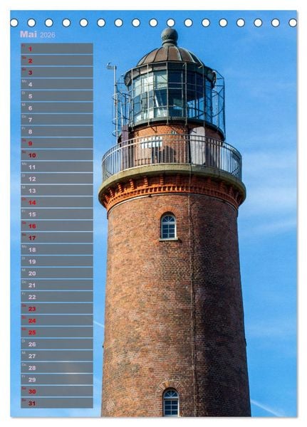 Produktbild: Ostsee Tour Deutschland - maritime Highlights (Tischkalender 2026 DIN A5 hoch), CALVENDO Monatskalender