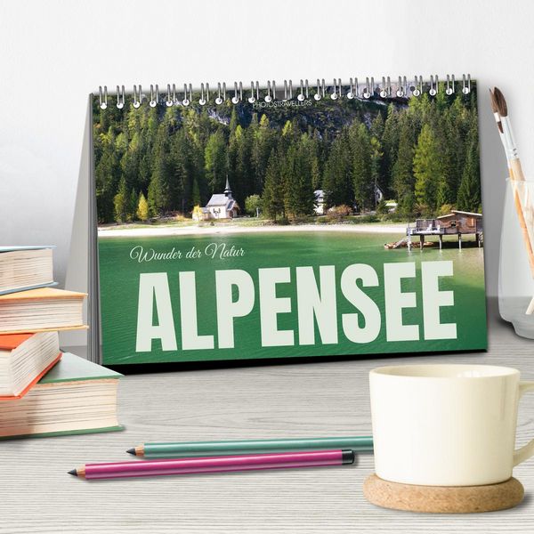 Produktbild: Alpensee - Wunder der Natur (Tischkalender 2026 DIN A5 quer), CALVENDO Monatskalender