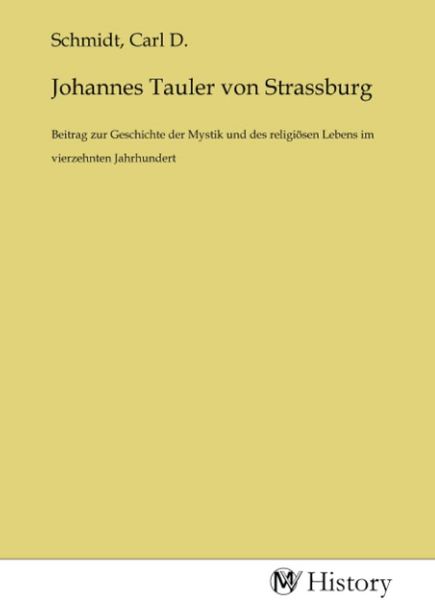 Produktbild: Johannes Tauler von Strassburg