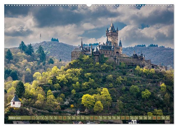 Produktbild: Mosel-Burgen (Wandkalender 2026 DIN A2 quer), CALVENDO Monatskalender