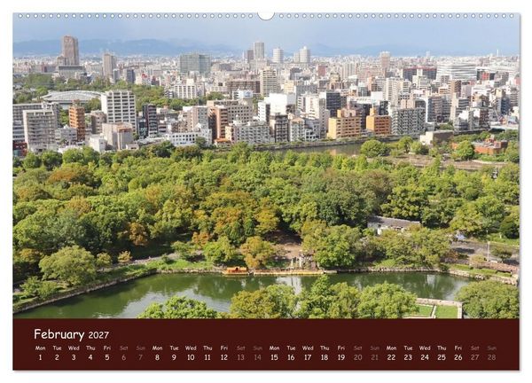 Produktbild: Japan - modern and traditional (High Quality Premium Wall Calendar 2027 DIN A2 landscape),CALVENDO 12 Month Wall Calendar