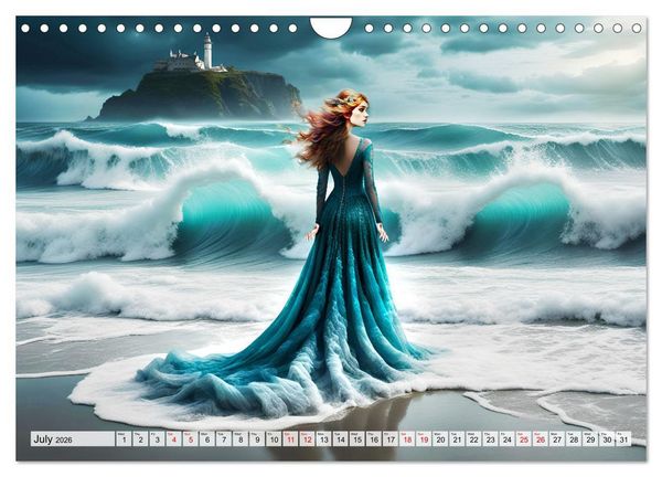 Produktbild: Harmony - Elegance in harmony of waves (Wall Calendar 2026 DIN A4 landscape), CALVENDO 12 Month Wall Calendar