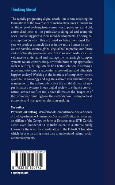 Produktbild: Thinking Ahead - Essays on Big Data, Digital Revolution, and Participatory Market Society