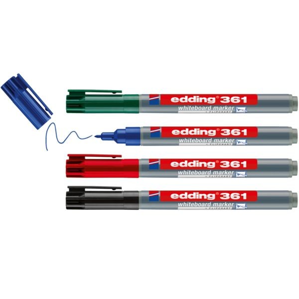 Produktbild: Edding Whiteboardmarker 361 4er Set
