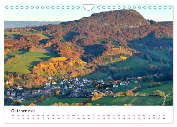 Dörfer in schöner Landschaft (Wandkalender 2025 DIN A4 quer), CALVENDO Monatskalender