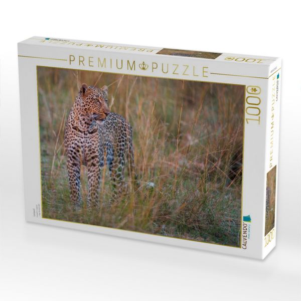 Produktbild: CALVENDO Puzzle Leopard | 1000 Teile Lege-Gr&ouml;&szlig;e 64x48cm Foto-Puzzle f&uuml;r gl&uuml;ckliche Stunden