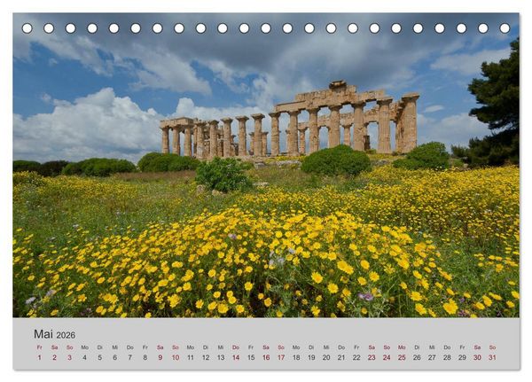 Produktbild: Sizilien 2026 (Tischkalender 2026 DIN A5 quer), CALVENDO Monatskalender