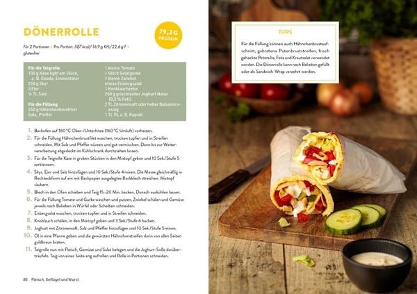 Produktbild: Das geniale High-Protein-Kochbuch f&uuml;r den Thermomix&reg;