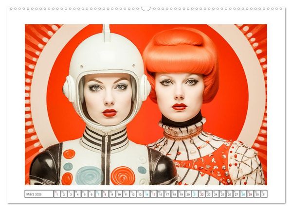 Produktbild: Astronauten Outfits (Wandkalender 2026 DIN A2 quer), CALVENDO Monatskalender