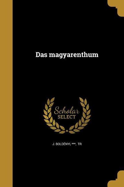 Produktbild: Das magyarenthum