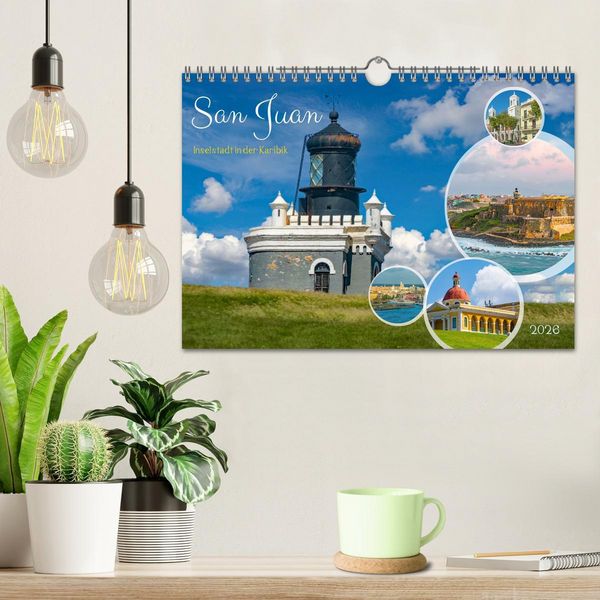 Produktbild: San Juan - Inselstadt in der Karibik (Wandkalender 2026 DIN A4 quer), CALVENDO Monatskalender