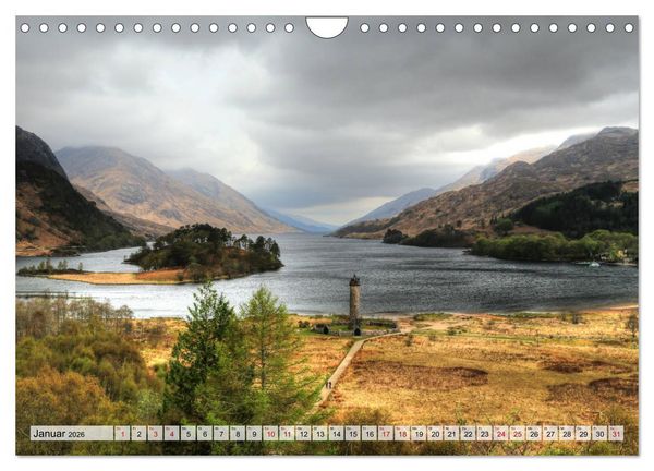 Produktbild: Schottland - Land aus Nebel und Licht (Wandkalender 2026 DIN A4 quer), CALVENDO Monatskalender