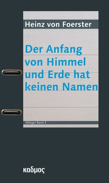 Produktbild: Der Anfang von Himmel und Erde hat keinen Namen