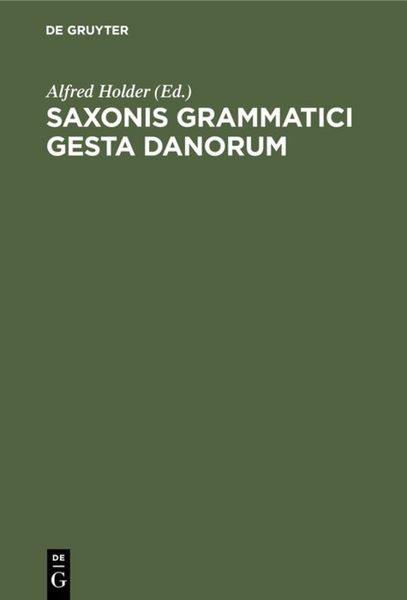 Produktbild: Saxonis Grammatici gesta Danorum