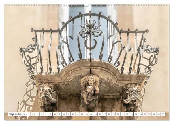 Produktbild: Sizilien - Sp&auml;tbarocke Pracht im Val di Noto (Wandkalender 2026 DIN A2 quer), CALVENDO Monatskalender