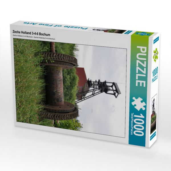 Produktbild: CALVENDO Puzzle Zeche Holland 3-4-6 Bochum | 1000 Teile Lege-Gr&ouml;&szlig;e 64x48cm Foto-Puzzle f&uuml;r gl&uuml;ckliche Stunden
