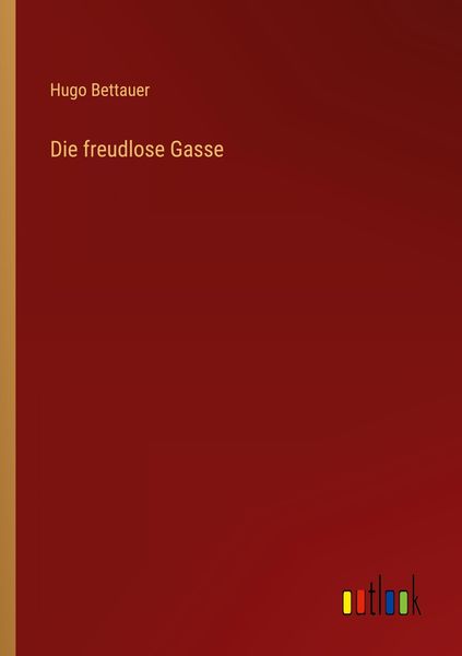 Produktbild: Die freudlose Gasse