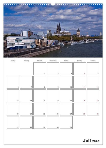 Produktbild: K&Ouml;LN - Pure Lebenslust (hochwertiger Premium Wandkalender 2026 DIN A2 hoch), Kunstdruck in Hochglanz