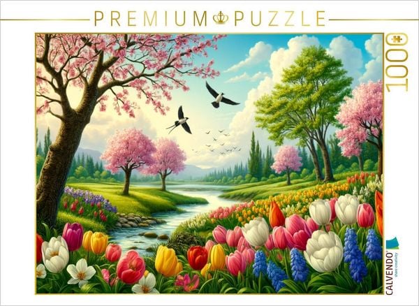 Produktbild: CALVENDO Puzzle Bl&uuml;tenpracht | 1000 Teile Lege-Gr&ouml;&szlig;e 64x48cm Foto-Puzzle f&uuml;r gl&uuml;ckliche Stunden