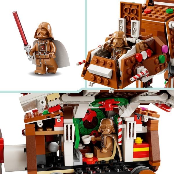 Produktbild: LEGO Star Wars Lebkuchen AT-AT Weihnachtlicher Modellbausatz 40806
