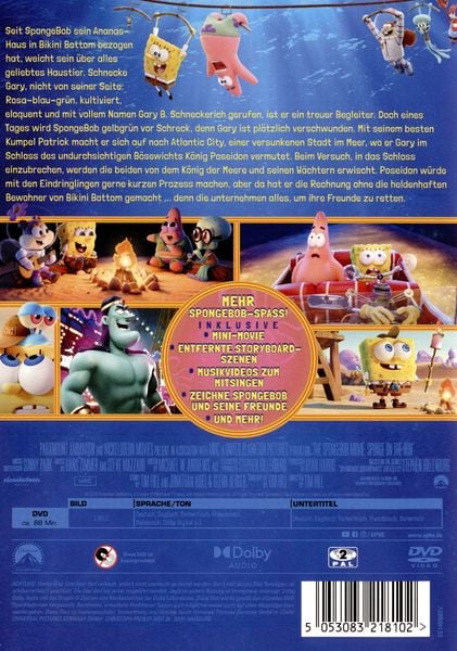 Produktbild: SpongeBob Schwammkopf: Eine schwammtastische Rettung (Film)