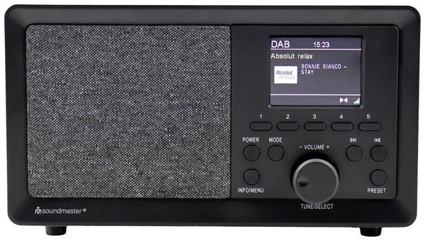 Produktbild: Soundmaster DAB+/UKW RDS Radio DAB350SW sw
