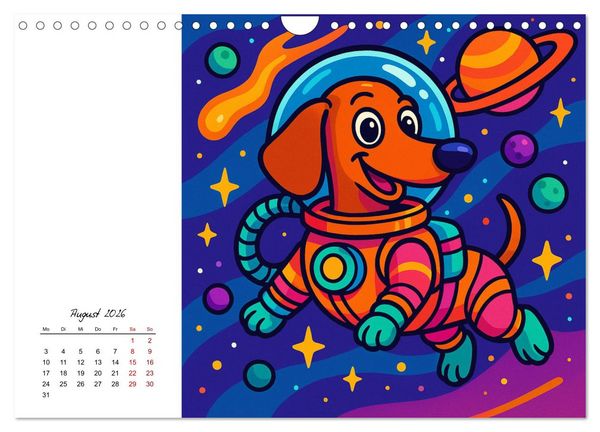 Produktbild: Pfoten, Pelz & Power-Jobs (Wandkalender 2026 DIN A4 quer), CALVENDO Monatskalender