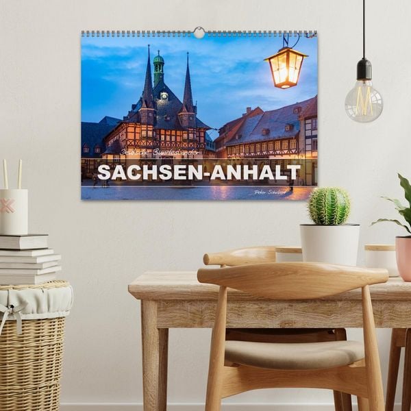 Produktbild: Deutsche Bundesl&auml;nder - Sachsen-Anhalt (Wandkalender 2026 DIN A3 quer), CALVENDO Monatskalender
