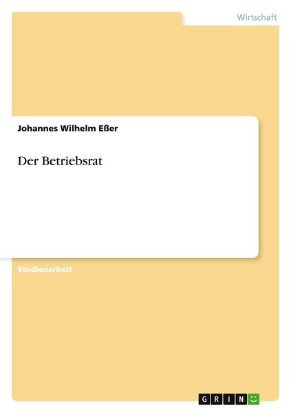 Produktbild: Der Betriebsrat