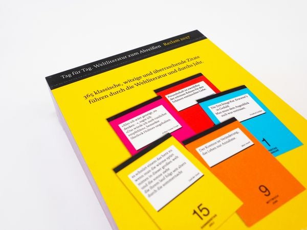 Produktbild: Tag f&uuml;r Tag. Weltliteratur zum Abrei&szlig;en 2027