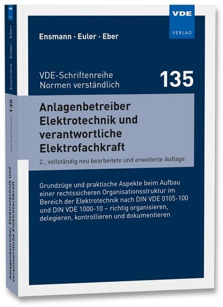 Produktbild: Anlagenbetreiber Elektrotechnik und verantwortliche Elektrofachkraft