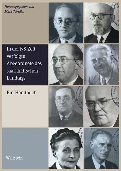 Produktbild: In der NS-Zeit verfolgte Abgeordnete des saarl&auml;ndischen Landtags