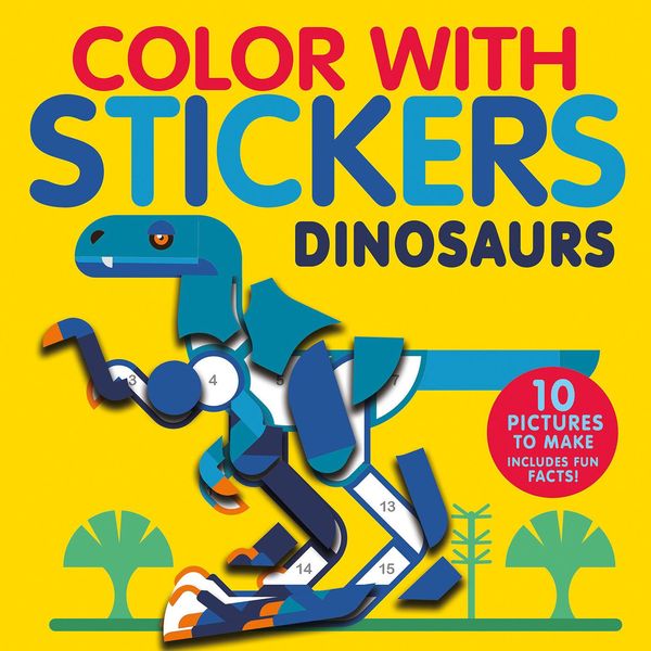 Produktbild: Color with Stickers: Dinosaurs