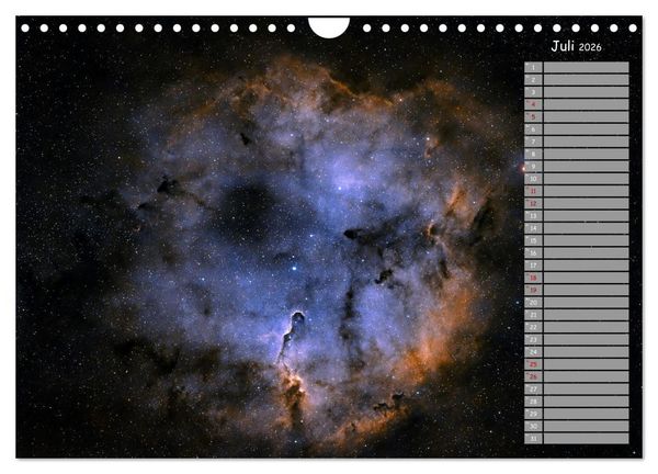Produktbild: Deep-Sky Amateurastronomie (Wandkalender 2026 DIN A4 quer), CALVENDO Monatskalender