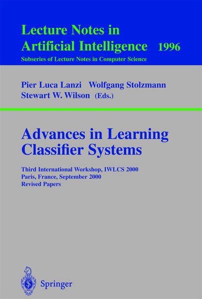 Produktbild: Advances in Learning Classifier Systems