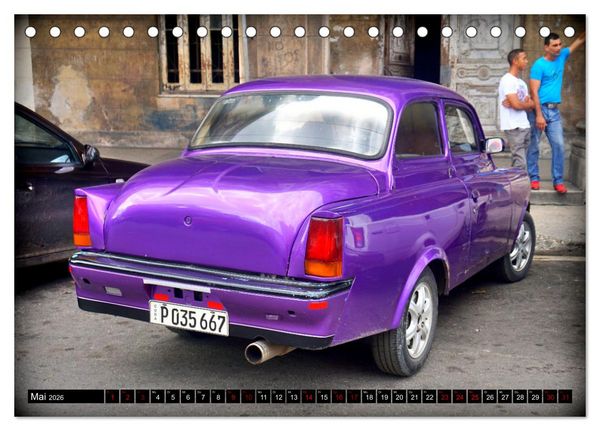Produktbild: SKODA HITS - Oldtimer der CSSR in Kuba (Tischkalender 2026 DIN A5 quer), CALVENDO Monatskalender