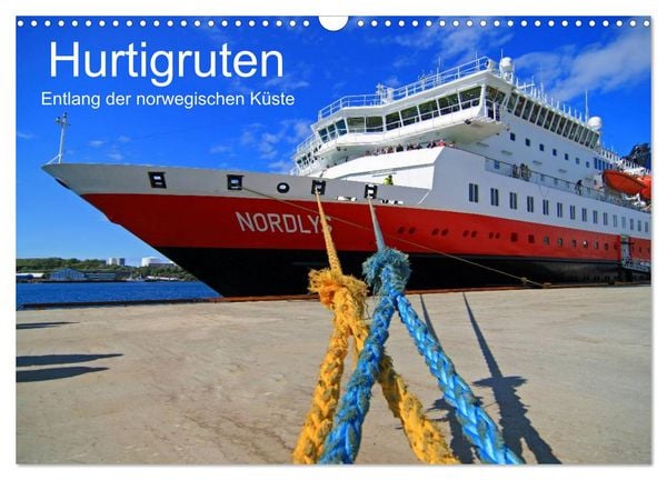 Produktbild: Hurtigruten - Entlang der norwegischen K&uuml;ste (Wandkalender 2026 DIN A3 quer), CALVENDO Monatskalender