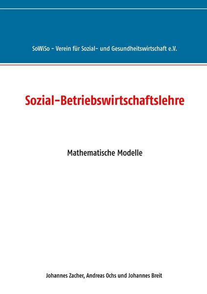 Produktbild: Sozial-Betriebswirtschaftslehre