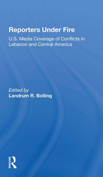 Produktbild: Bolling, L: Reporters Under Fire