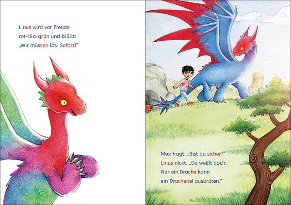 Produktbild: Lesel&ouml;wen Lesetraining 1. Klasse - Das geheimnisvolle Drachenei