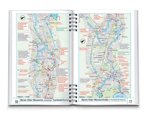 Produktbild: KOMPASS Wasserwanderatlas Berlin und Brandenburg