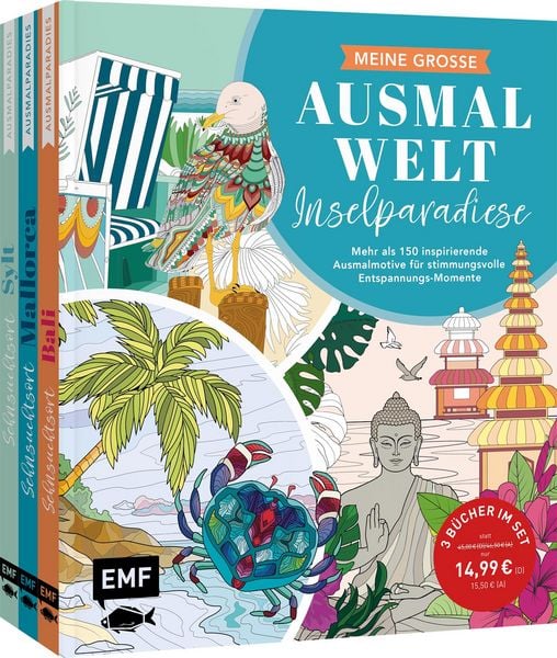 Produktbild: Meine gro&szlig;e Ausmalwelt &ndash;&nbsp;Inselparadiese