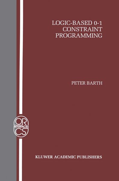 Produktbild: Logic-Based 0&ndash;1 Constraint Programming