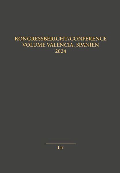 Produktbild: Kongressbericht/Conference Volume Valencia, Spanien 2024