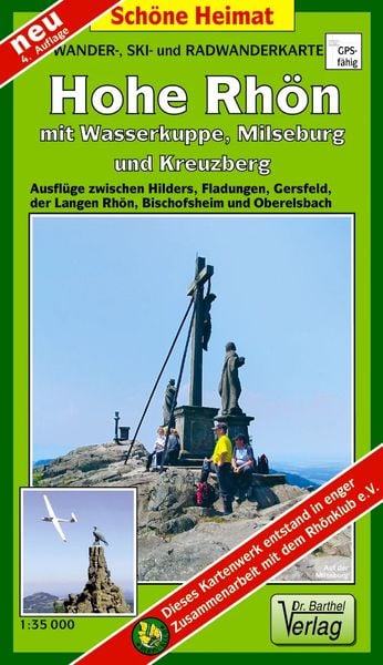 Produktbild: Wander-, Ski- und Radwanderkarte Hohe Rhön mit Wasserkuppe, Milseburg und Kreuzberg