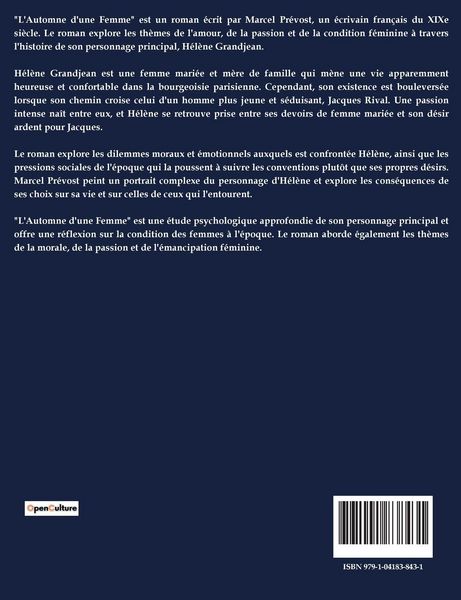 Produktbild: L'automne D'une Femme